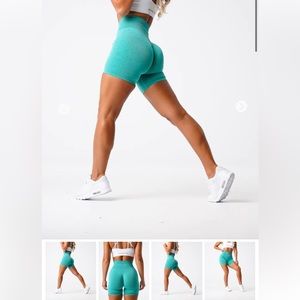 Turquoise NVGTN shorts